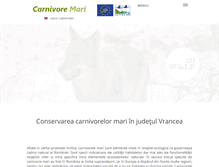 Tablet Screenshot of carnivoremari.ro